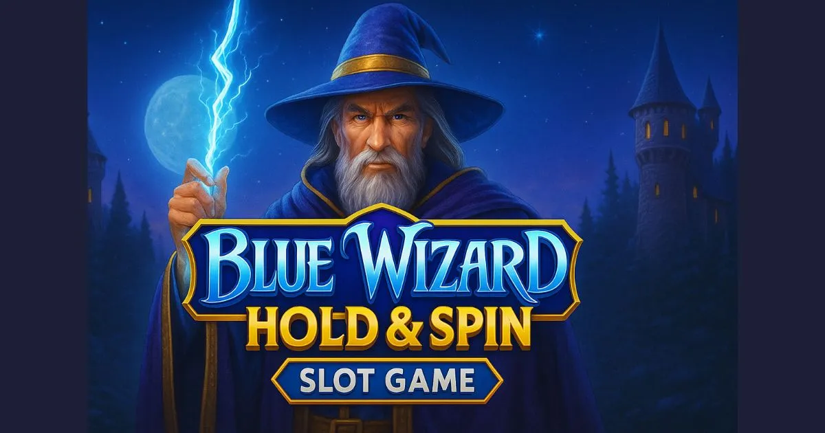 Blue Wizard Hold & Spin